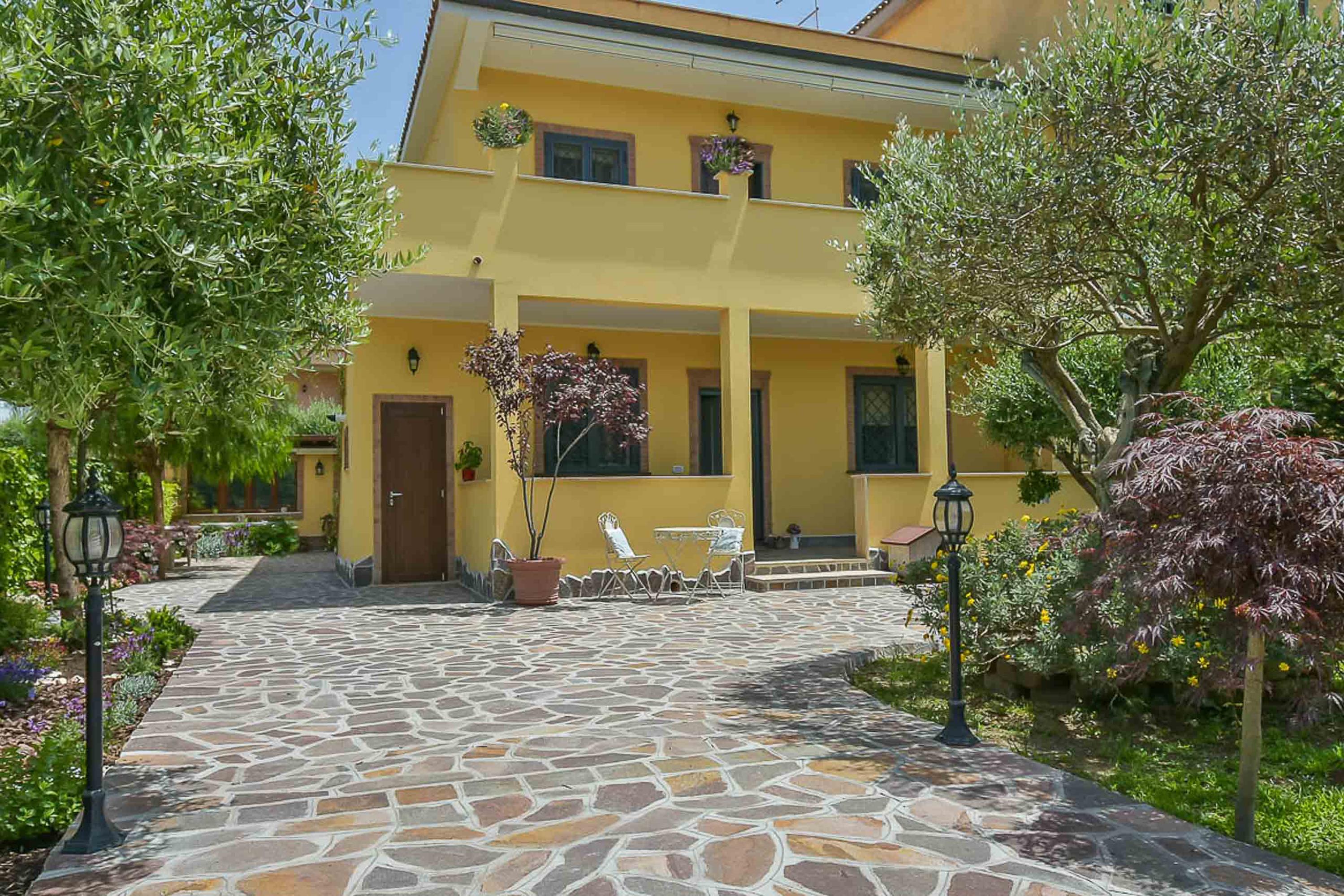 フィウミチーノ A Casa Di Titty Bed & Breakfast エクステリア 写真